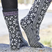 166-25 Starry Night Socks pattern 