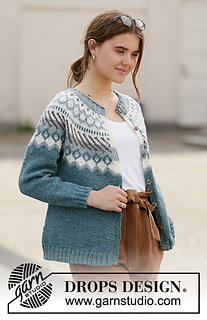 Ravelry: 207-13 Crisp Air Jacket pattern by DROPS design