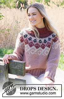 Ravelry: 235-20 Norway Rose pattern by DROPS design