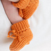 45-20 Orange Muffin Slippers pattern 