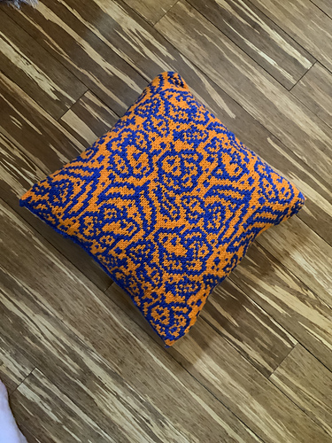 Fish Friends Pillow - byDualknittlet