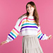 Dropped and Cropped Pullover pattern 