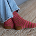 Striped Jacquard socks pattern 