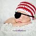 Pirate Beanie and Eye Patch pattern 
