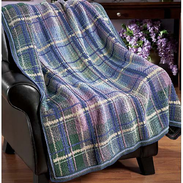 Ravelry Plenty O'Plaid Afghan pattern by Cameron Sibley