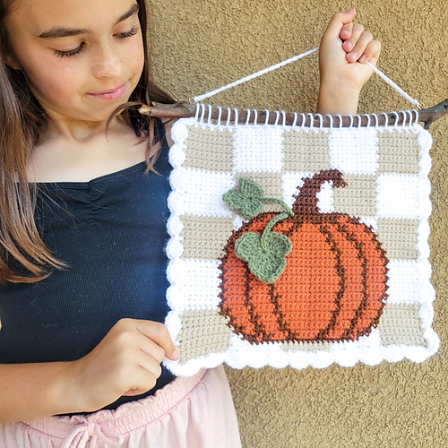 Cottage Pumpkin Tapestry photo 2