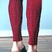 Rosebud and Purl Legwarmers pattern 