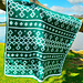 Evergreen Mosaic Crochet Throw pattern