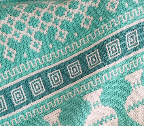 Mediterranean Blues Throw