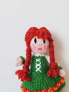 BOX DOLL - Irish Dancer 9cm 1/12th Scale by Elaine ecdesigns