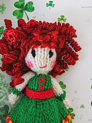 BOX DOLL - Irish Dancer 9cm 1/12th Scale by Elaine ecdesigns