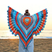Mandala Bird wing shawl pattern