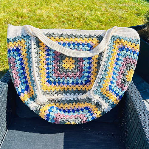 Granny square Tote bag