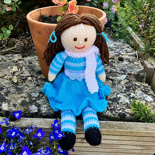 Ravelry: Pansy Rag Doll pattern by Joanna Marshall