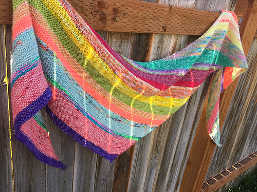 bias shawl