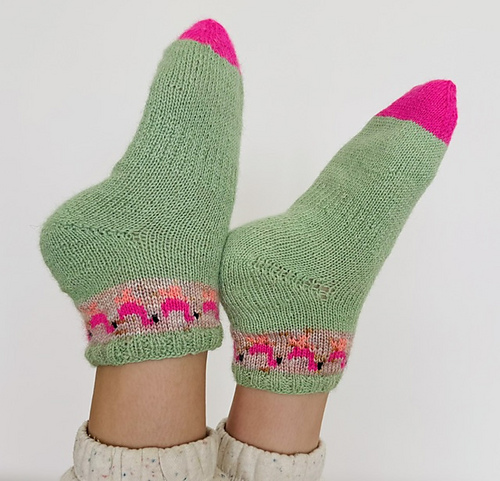 Flappy Flamingo Socks