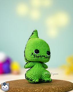 Handmade Oogie Boogie amigurumi inspired by Tim Burton’s The Nightmare Before Christmas, a perfect crochet pattern for Halloween fans and Disney lovers.