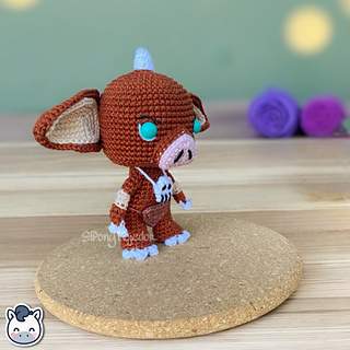 Handmade Bokoblin amigurumi inspired by Nintendo’s The Legend of Zelda: Breath of the Wild, a perfect crochet pattern for gamers and geek fans.