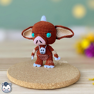 Handmade Bokoblin amigurumi inspired by Nintendo’s The Legend of Zelda: Breath of the Wild, a perfect crochet pattern for gamers and geek fans.