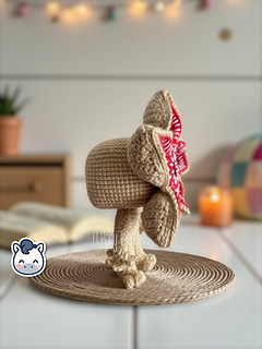 Handmade Demogorgon amigurumi inspired by Netflix’s Stranger Things, a spooky Halloween crochet pattern PDF perfect for horror and sci-fi fans.