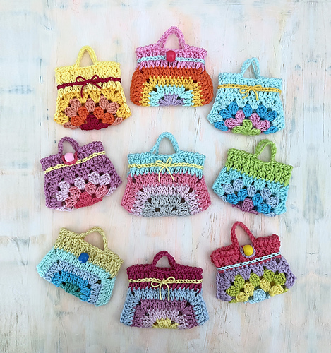 Miniature Granny Stripes Handbag