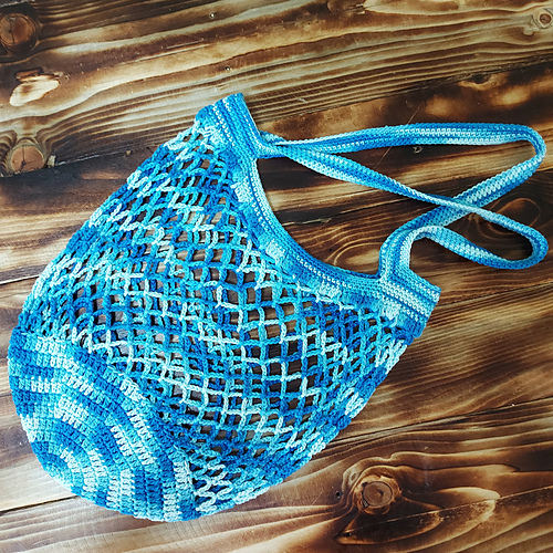 Ravelry Crochet string bag pattern by Elena Belousova
