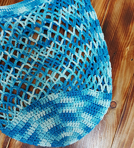 Crochet string bag - Elena Belousova