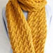 The Easy Cable Scarf pattern 