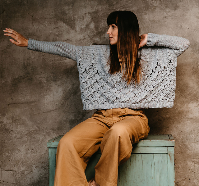 Ravelry: Tiara Sweater pattern by Linda 