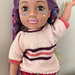 18in doll striped sweater pattern
