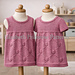 Diamond Hearts Dresses Knitting Pattern P160 pattern 
