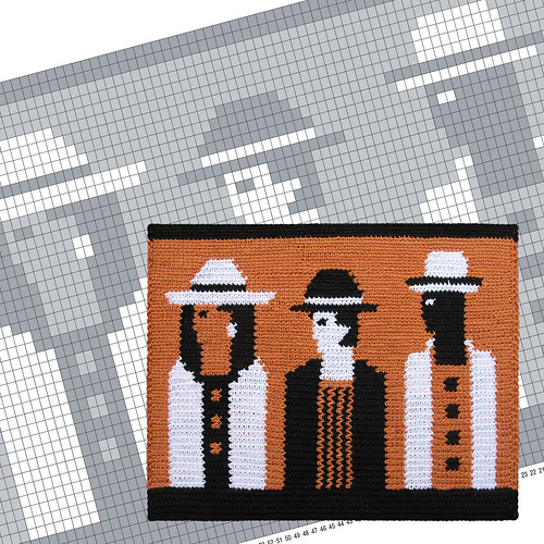 Ravelry Tapestry Trio pattern by Elizabeth Ragsdale