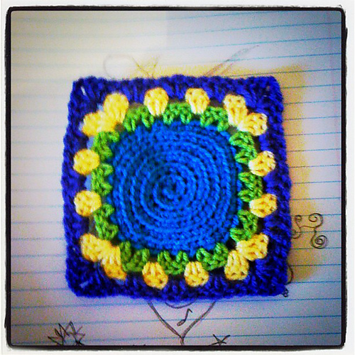 Spiral Mandala Square .1 photo 2