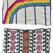 Rainbow Chart Seat Cushion pattern 