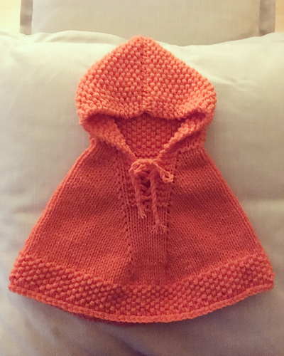b16-1 Little Peach Poncho photo 6