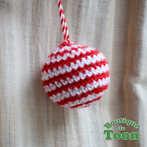 Boule de noël en laine photo 2