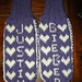 Justin Bieber Mittens pattern 