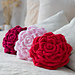 Rose pillow pattern 