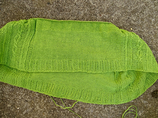 9cm after ribbing