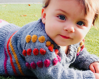 6-12 month Bobble Bee Sweater