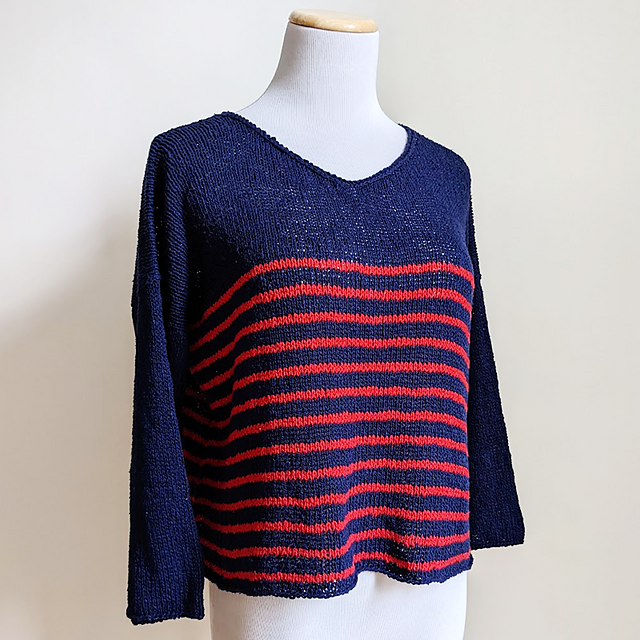 Ravelry La Marinière pattern by Espace Tricot