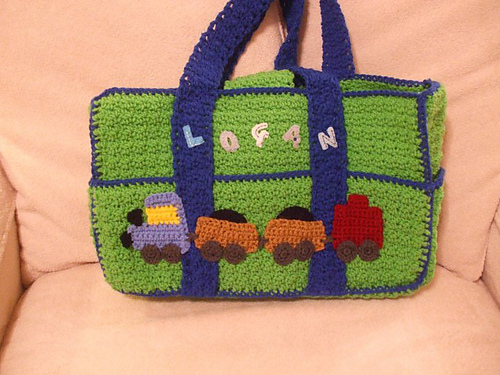 Eight-Pocket Two-Tone Carryall Tote photo 2
