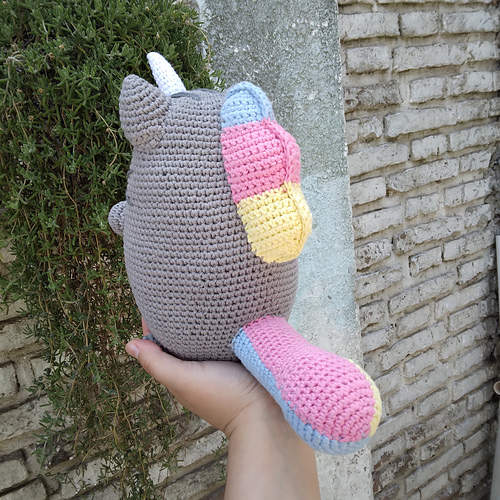 Gato Pusheen Unicornio Amigurumi - Evelyn Arismendi
