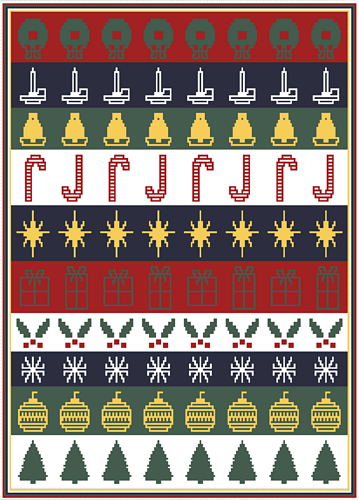 Christmas Story Blanket Overlay Mosaic