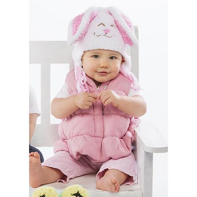 Ravelry Zookeeper Hats Bunny Crochet pattern by Rae Blackledge