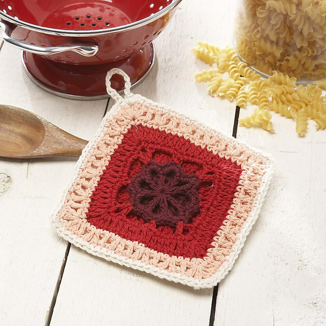 Ravelry Katie Pot Holder pattern by Willow Yarns Design Team