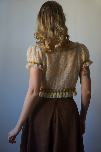 Folklore Ruffles Top - Fabel Knitwear