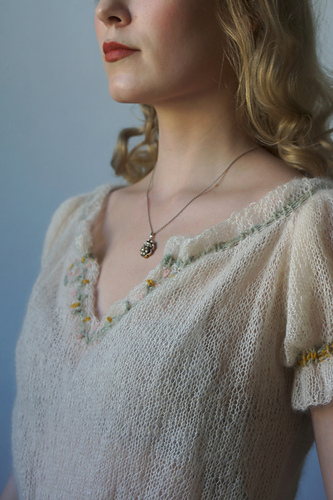 Folklore Ruffles Top - Fabel Knitwear