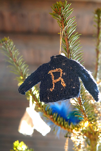 Tiny Gilded Christmas Jumper Ornament photo 10