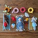 Cute mouse + beach accessories pattern 